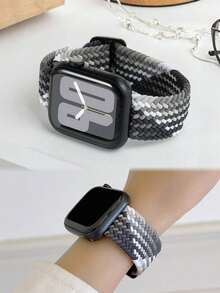 1条男女通用尼龙表带，兼容 42mm、38mm、40mm、41mm、44mm、45mm、46mm、49mm，时尚智能手表替换表带，适用于Series Ultra2、Ultra SE2、SE 11、10、9、8、7、6、5、4、3、2、1，是返校学生的理想礼物 - 彩色 - 查看 8