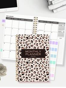 BUBU 2026-2027 Academic Year Weekly And Monthly Planner, Jan 2026 - Dec 2027, 5.7" X 8.1", Flexible Cover, Wirebound, School & Office Supplies Back To School Supplies - Multicolor - View 2