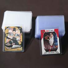 25/50Pcs Card Sleeves Holder Game Cards TopLoaders PVC Hard Plastic Toy Top Loaders For Protectors Trading Storage Gift 3 X 4inches - Multicolor - View 5