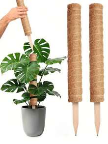 1pc Garden Plant Support Pole, Free-Form Plant Trellis - Brown - View 6