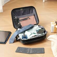 MERAX Hardshell ABS Luggage Set - Lightweight & Durable Suitcases With Dual Spinner Wheels, Carry-On & Check-In Sizes For Travel & Business - 粉紅色(6件套裝) - 查看 10