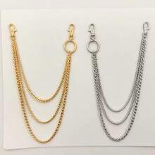 Mehrschichtige Hüftkette aus Metall im Punk-Stil, Jeans-Accessoire für Hip-Hop, multifunktionale Hosen-Kette für Herren und Damen geeignet für den täglichen Gebrauch und modisches Kombinieren