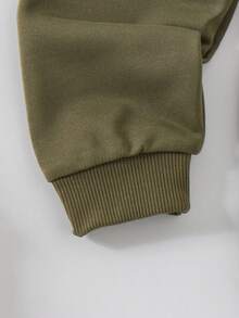 2 件套婴儿/女婴休闲日常长袖马刺绣运动衫和运动裤套装，轻便，适合春秋季