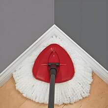 3 PCS Triangle Cleaning Mop Head Replacement For O-Cedar EasyWring Microfibers Mop Refill - trắng - Xem 3