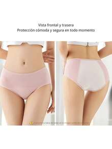 Calzon para periodo hecho de algodon TALLA S