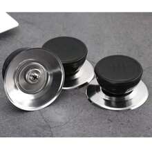 1pc Replaceable Universal Pot Lid Handle With Heat Resistant Cover Cap And Lid Head, Kitchen Cookware Pot Lid Accessories Accessory Kitchen Accessories Drawer Knobs Cutlery Set Cooker Top Cover Cooking Pot Set Pan Set Sh2405318579494111 Pots And Pans Set Saucepan Set Frying Pan With Lid (Special Note: Edges Are Sharp; Please Wear Gloves During Installation.) - Multicolor - View 4