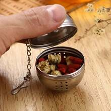 1pcs Egg-Shaped Stainless Steel Seasoning Ball Soup Stew Meat Flavor Treasure Seasoning Box Ball Tea Filter Tennis Ball Tea Bag Seasoning