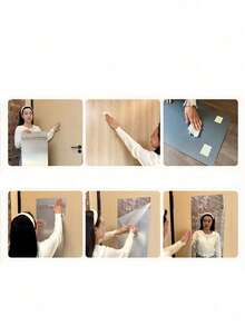 1 pièce Miroir acrylique DIY, Miroir de salle de bain, Miroir de maquillage, Incassable, Autocollant, Sans installation requise. Miroir décoratif mural, Miroir carré, Miroir rond, Miroir en forme de cœur, Incassable, Matériau imperméable, Autocollant, Peel and Stick.