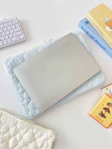 Quilted Cloud Bear Embroidered Laptop Sleeve, Fits 11" And 13" Devices. Laptop Bag, Laptop Case, Laptop Protective Cover, Laptop Protective Sleeve, Water-Resistant Portable Travel, Men's Laptop Bag - Multicolor - View 11