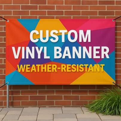 1 Stück Individuelle große Vinyl-Banner, Personalisieren Sie Ihr Foto/Text/Logo oder Design, personalisierte Hochzeitshintergrund und Party-Dekoration, individualisierte Geschäftsveranstaltungssignage, Messestand-Displaybanner, strapazierfähige Outdoor- und Innenraum-Fotohintergrund, personalisierter Textdruck, einzigartige Feierdekorationen für Geburtstag, Abschluss, Firmenereignisse, Feiertage, Festivals und besondere Anlässe, Weihnachten, Halloween, Erntedankfest