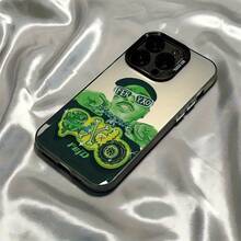La Funda de Teléfono del Rapero de Moda CLC Compatible con los Modelos de 16, 15, 14, 13, 12, 11 Pro, X, XR, XS, 8 y Plus, Con un Fondo Mate que Protege Caídas17  17promax - Negro - Ver 2