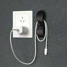 Clips organizadores de cables, soporte de cables montado en la pared, clips adhesivos para cables para uso en cocina, hogar y oficina