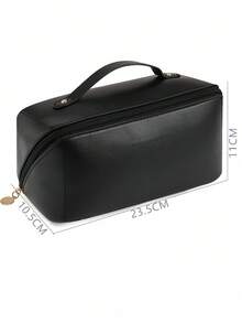 Customized Makeup Bag, Zipper Design Large Opening Makeup Pouch, Reusable Cosmetic Bag Suitable For Toiletries, Skincare And Accessories, Perfect For Travel, Cruise, Airplane, Dorm Use, Ideal Personalized Gift For Women, Girlfriend, Family, Kids, Pink Girls, Great For Anniversary, Christmas, Holiday/Vacation, School, Outdoor Activities/Travel/Hiking/Sports/Climbing - Multicolor - View 13