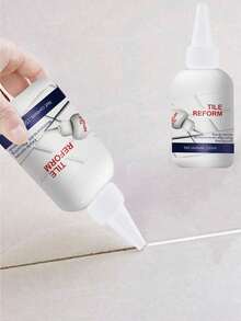 1pc Ceramic Tile Grout Filler, Waterproof & Mold-Resistant, White Grout Sealant For Kitchen & Bathroom