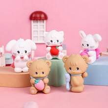 Mikko Dream Launch Series Blind Box Decor - Cute Cat, Dog & Rabbit Anime Figurines | Desktop Ornament & Cartoon Gift (Random Style Shipped) - Multicolor - View 9