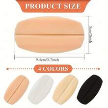 4pairs Silicone Bra Strap Cushions, Non- Shoulder Pads Comfort And Support, Underwear Accessories Women,Comfortable Non- Silicone Shoulder Pads Women's Lingerie And Underwear - Say Goodbye To Bra Strap Discomfort! - 隨機顏色 - 查看 4