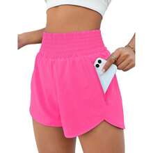 Women's Athletic Shorts High Waisted Running Short Pocket 2.5" Sporty Shorts Gym Elastic Workout Shorts Womens Athletic Shorts High Waisted Running Quick Dry Gym Workout Shorts With Zipper Pockets Women's Shorts,Womens Casual Shorts,Ladies Shorts,Women's Summer Shorts Women's High Waisted Shorts,Women's Casual Stretch Shorts,Women's Denim Shorts,Women's Linen Shorts,Women's Biker Shorts,Women's Athletic Shorts,Women's Flowy Shorts Valentine's Day Shorts For Women,Valentine's Day Women's Shorts,Valentine's Day Casual Shorts For Women,Women's Shorts For Valentine's Day Valentine's Day Clothes Valentine's Day Gift - 玫紅色 - 查看 4