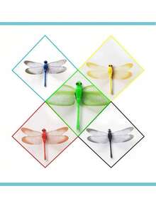 20 Stücke /30 Stücke 3D lebensechte Libellen Stecker, Garten Deko Blumentopf Anordnung, Heim Dekoration, Terrassen Deko, geeignet für Außen, Innen, Gewerbe, Hochzeit, Kindergarten