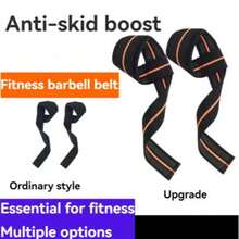 1 Pair Adjustable Non-Slip Wrist Wraps, Weightlifting Assistance Wrist Support For Fitness Strength Training - Multicolor - View 6
