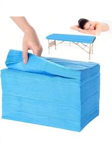 10 piezas de sábanas desechables para camilla de masaje, impermeables, a prueba de aceite, gruesas y transpirables para salón de masajes