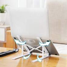 1개 인체공학적 휴대용 노트북 스탠드, 사무실, 학습, 침실 및 여행에 적합한 12-18인치 노트북용 조절 가능한 10개 각도 플라스틱 홀더 - 멀티컬러 - 보기 5