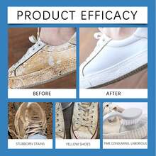 jakehoe Shoe Cleaner, White Shoe Cleaner Kit, Quick Cleaning Effectively Decomposes Stubborn Stains, Sneaker Cleaner,Suede Shoe Cleaner - White - View 9