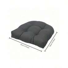 1pc Chair Cushions Waterproof U-Shaped Outdoor Tufted Seat Cushions For Patio Living Room Office Garden Courtyard