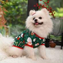 New Pet Clothes Cute Apparel For Cats & Dogs, Christmas Pet Hoodies Suitable For Poodle, Bichon Frise, Small Dogs, Short Style