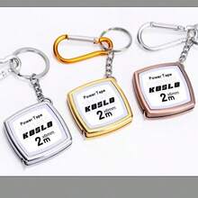 1pc Mini 2M Retractable Tape Measure Keychain, Portable Gift