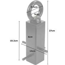Cement In Under Ground Security Anchor - Black - Default - View 4