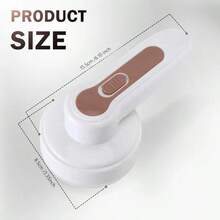 Portable Rechargeable Lint Remover - Efficient Fabric Defuzzer For Clothes, Furniture And Carpets - Removes Pilling, Fuzz And Lint - Includes USB Charging Cable