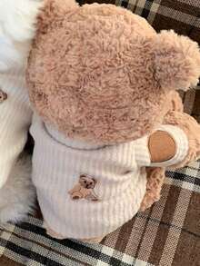 1pc Pet Sweatshirt For Autumn/Winter, Comfortable Versatile Dog/Cat Base Layer, Suitable For Yorkshire Terrier, Pomeranian, Maltese, Chihuahua, Russian Blue And Other Medium/Small Cats & Dogs, For Indoor And Outdoor Wear - Multicolor - View 17