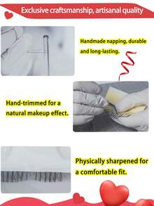 1 对磁性睫毛自然外观，2 对可重复使用磁性睫毛带涂抹器，无需胶水磁性睫毛磁性睫毛套装，易于佩戴和取下 - 尖尾漫畫款 - 查看 11