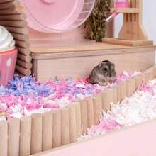 1pc Hamster Climbing Ladder Arch Bridge Toy, Suitable For Small Pets Like Hamsters, Parrots, Chinchillas As Chewing & Gnawing Toy - Multicolor - View 2