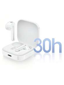 Xiaomi Audífonos Bluetooth Air 4 SE semi-in-ear verdaderamente inalámbricos. Cómodos de usar. Diseño de canal auditivo sin presión. Conexión estable con Bluetooth 5.4. Compatibles con Android y Apple. - Blanco - Ver 2