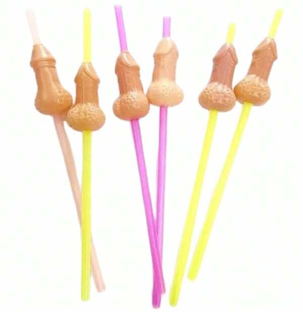 Kit 10 Canudos Eróticos para Festa de Despedida de Solteira