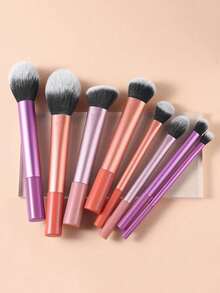 Professional Makeup Brush Set High Quality 8pcs Including Powder Brush Blush Brush Contour Brush Eyeshadow Brush Highlighter Brush Makeup Brushes Tools For Flawless Complexion,Brush Set,Makeup Brush Kit,Make Up Brush Set,Make Up Set Complete,Makeup Brush Set,Complete Makeup Kit,Brush Kit,Brushes Makeup Set,Makeup Gift Set - Burgundy - View 9