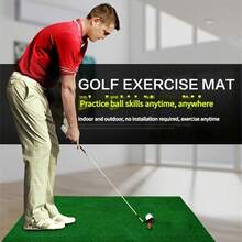 23 Zoll hochwertige PP Kunstrasen Übungsmatte - rutschfeste, wasserdichte Golftrainings-Matte für den Innen- und Außenbereich, geeignet für Anfänger und Profis für den Heimgebrauch im Garten