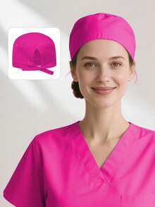 1 件男女通用经典柔软透气无边化疗帽，适合短发 - 彩色 - 查看 5