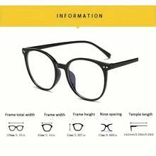 Lightweight Square Stylish Glasses With Lenses MPJD - Black - View 9