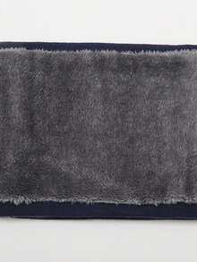 1pc Classic Striped Camouflage Print Thermal Lined Neck Warmer, Casual Cold-Proof Unisex Scarf, Suitable For Daily Wear, Autumn/Winter