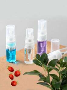 5pcs Refillable Perfume Spray Bottles, 2/5ml Travel Size Leak-Proof Mini Perfume Atomizer, Suitable For Wallet, Handbag, Travel Essential - Clear - View 3