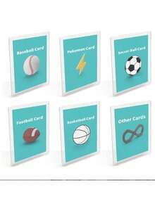 25/50Pcs Card Sleeves Holder Game Cards TopLoaders PVC Hard Plastic Toy Top Loaders For Protectors Trading Storage Gift 3 X 4inches - Multicolor - View 8