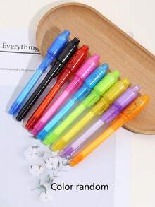 Fluorescent Pen Highlighter Marker, Glow In The Dark Invisible Light Up Magic Pen, Multi-Function LED Pen, UV Disappearing Invisible Pen - Multicolor - View 11