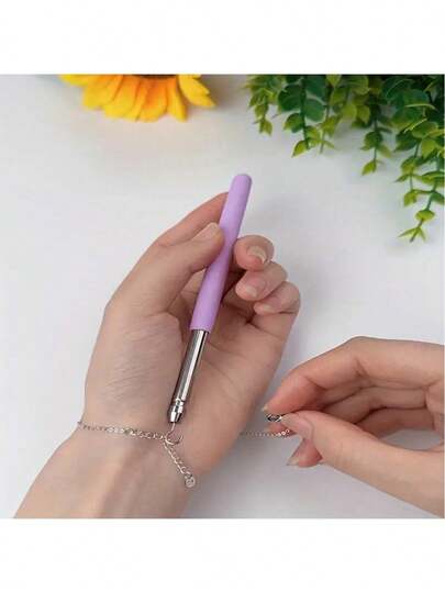 Ayudante de joyería con cierre de metal - Herramienta de asistencia de metal resistente diseñada para pacientes con artritis, permite ponerse fácilmente pulseras y collares, compacta y portátil