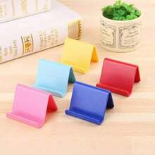 1pcs Multifunctional Desktop File Bracket Simple Storage Stand Mobile Phone Generic Bracket Tablet Mobile Phone Lazy Bracket - One Random Color - View 3