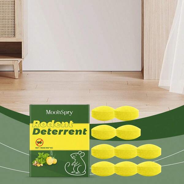 10-Pack Moth Balls For Outdoor Pest Control – Repels Mice, Rats, Roaches, Ants, Spiders, Mosquitoes & Moths, Keeps Garden & Yard Pest-Free