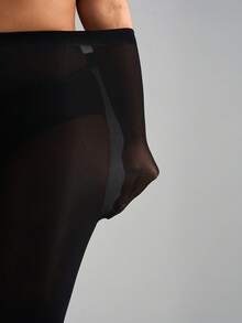 1 par de medias sexys de 60D para mujer, medias transparentes marrones, pantimedias de moda y sencillas