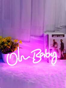 Colorful Decorative Neon Lights, Adjustable Brightness, LED Signs, Battery-Operated, Portable And Easy To Use. Available In Phrases Such As "Merry Christmas", "Love", "Happy Birthday", "Let's Party", "Marry Me", "Oh Baby", "Girl Or Boy", "Cheers To Love", Etc. Suitable For Home Decoration, Bar Decoration, Festival Party Decoration, Confession Decoration,