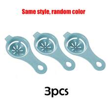 1pc Random Color Egg Separator Filter For Kitchen Baking